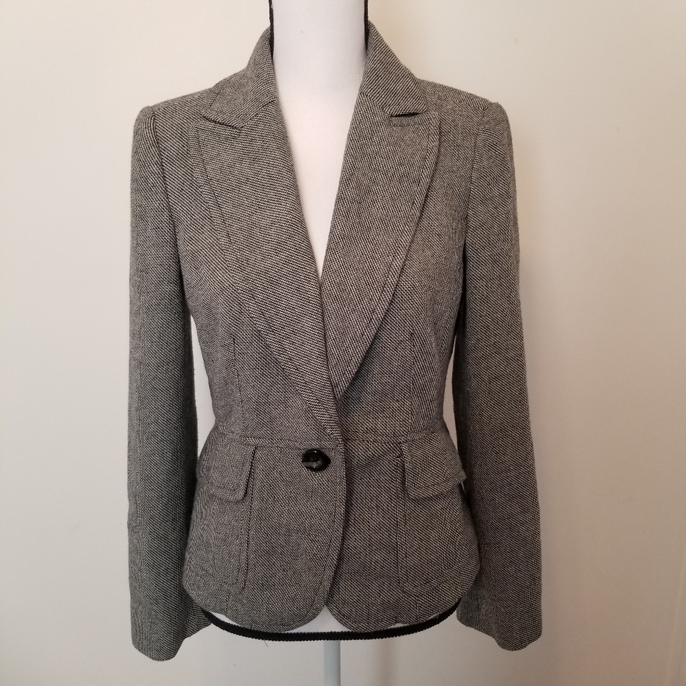 Ann Taylor Loft Size 6 Blazer Jacket Tailored L/S